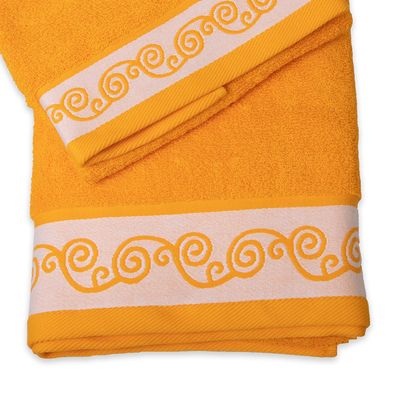 Imagen 2 del producto Set De Toallas Catalina 480 Gr Naranjo