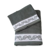 Set De Toallas Catalina 480 Gr Gris