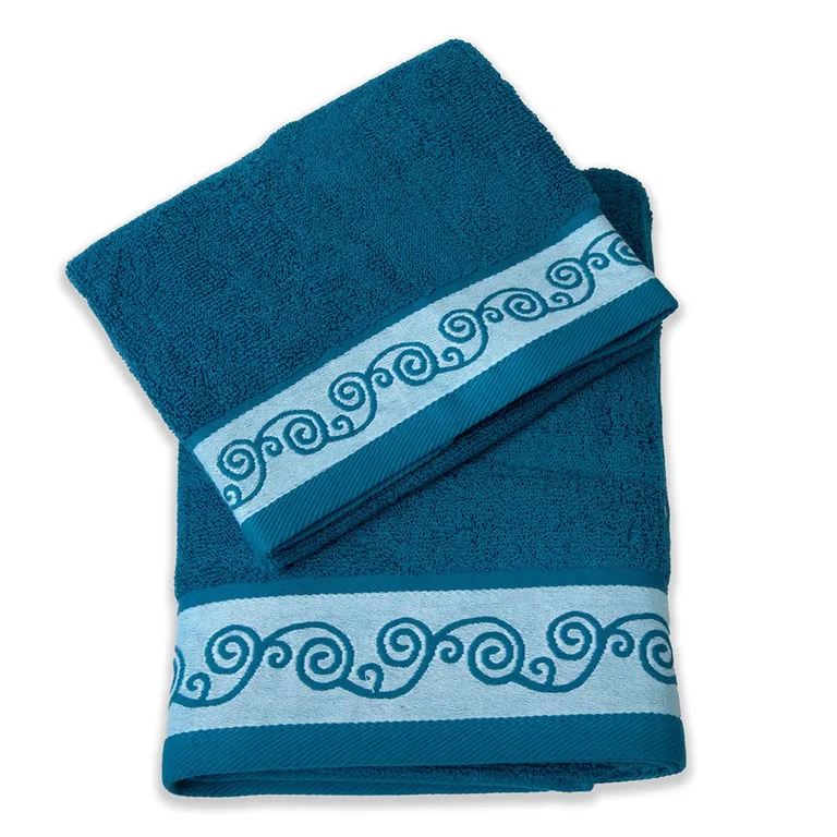 Set De Toallas Catalina 480 Gr Azul