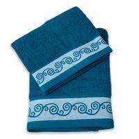 Set De Toallas Catalina 480 Gr Azul