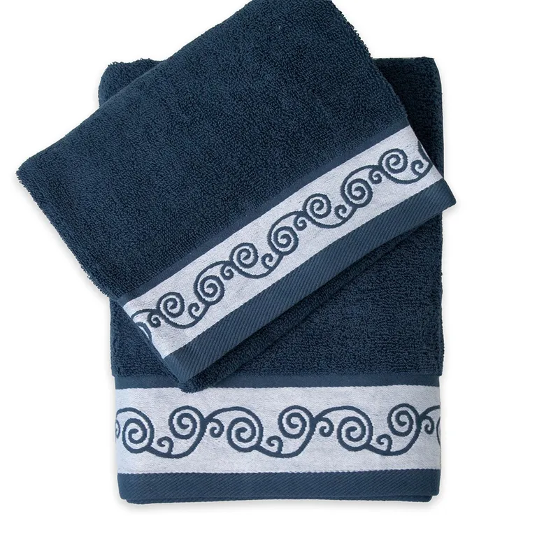 Set De Toallas Catalina 480 Gr Azul