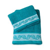 Set De Toallas Catalina 480 Gr Turquesa