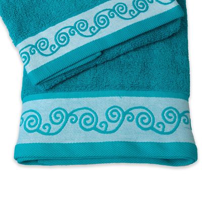 Imagen 2 del producto Set De Toallas Catalina 480 Gr Turquesa