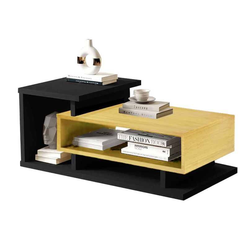 BE DESIGN - Mesa De Centro Boho Bicolor Carm Be Design