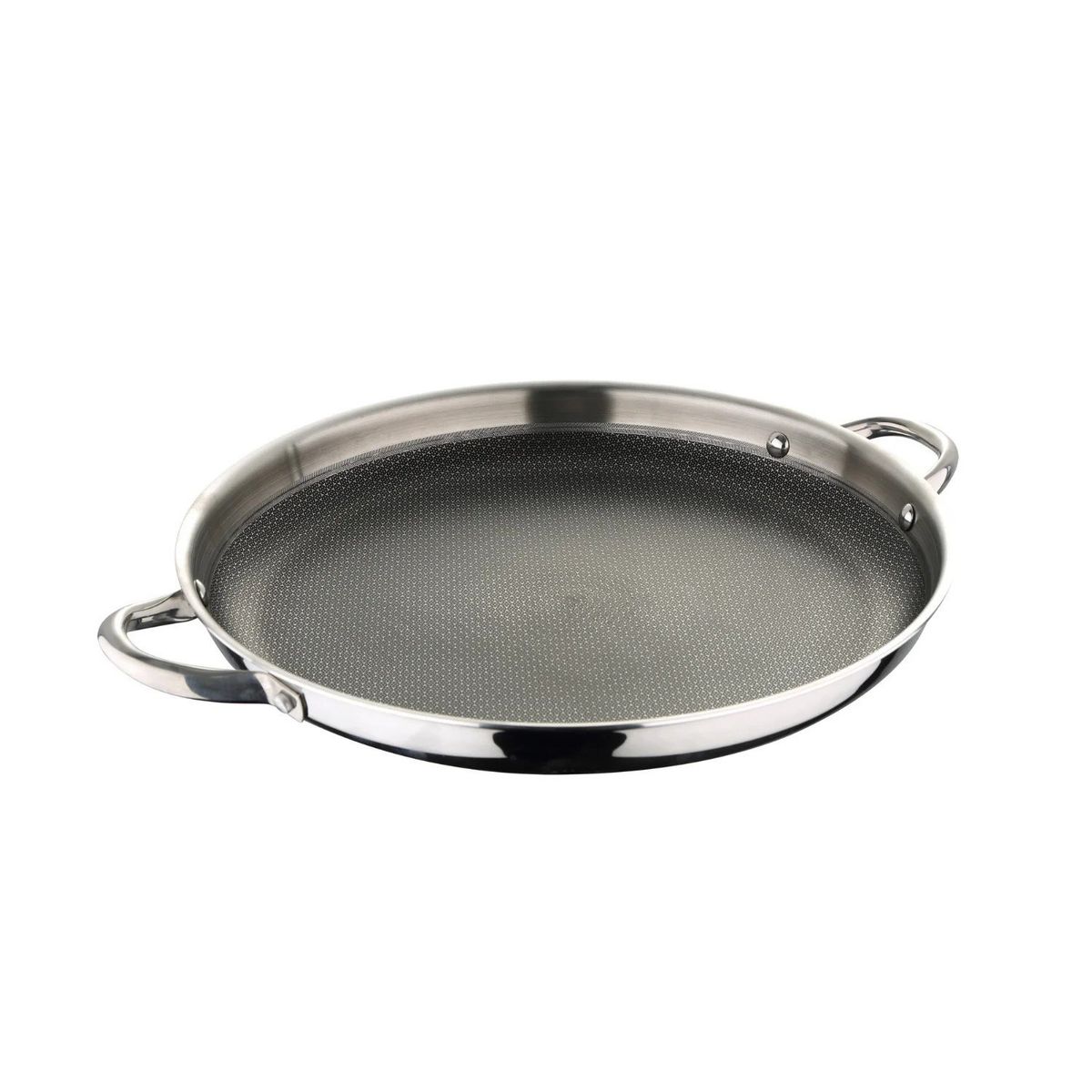 BERGNER - Sartén Paella 36 Cm Acero Inoxidable Ind Hi-Tech Bergner