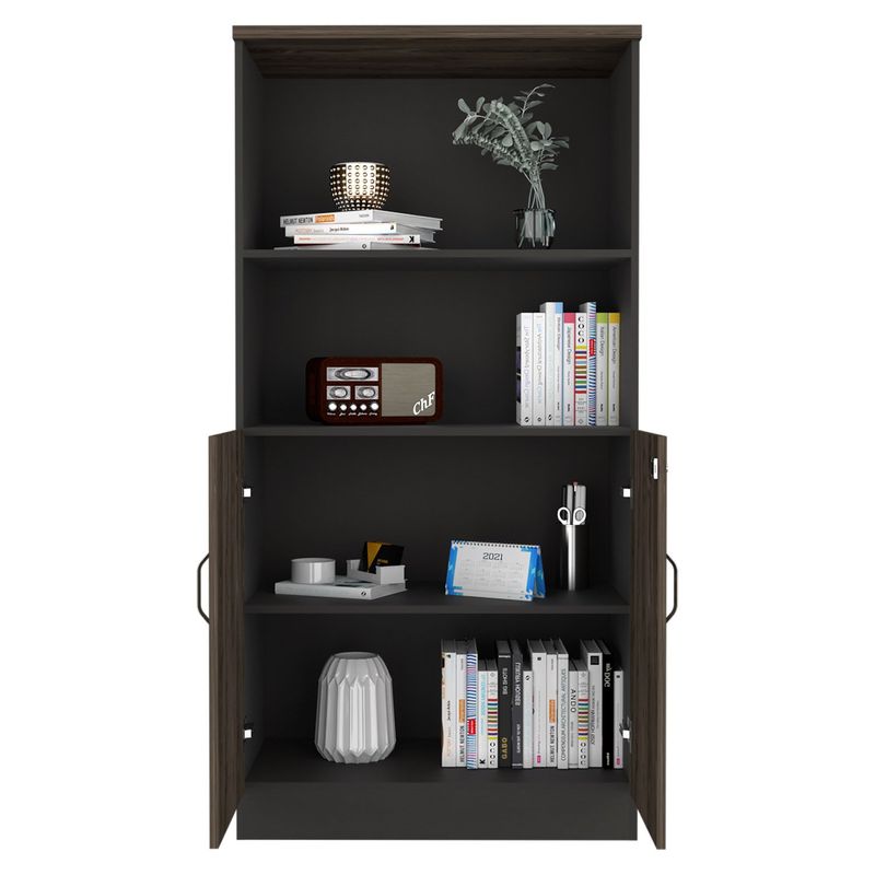 TUHOME - Biblioteca Home Office Negro Tuhome