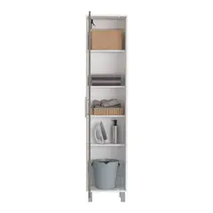 TUHOME - Mueble Aseo Laska 1 Puerta Blanco
