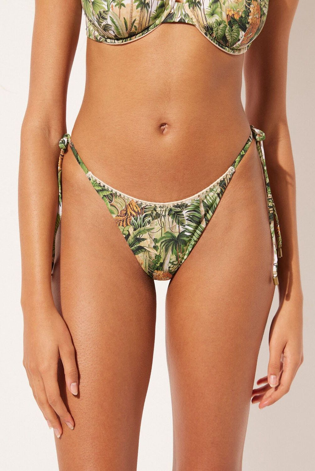 CALZEDONIA - Bottom de Bikini Tanga Savage Tropics Mujer Calzedonia