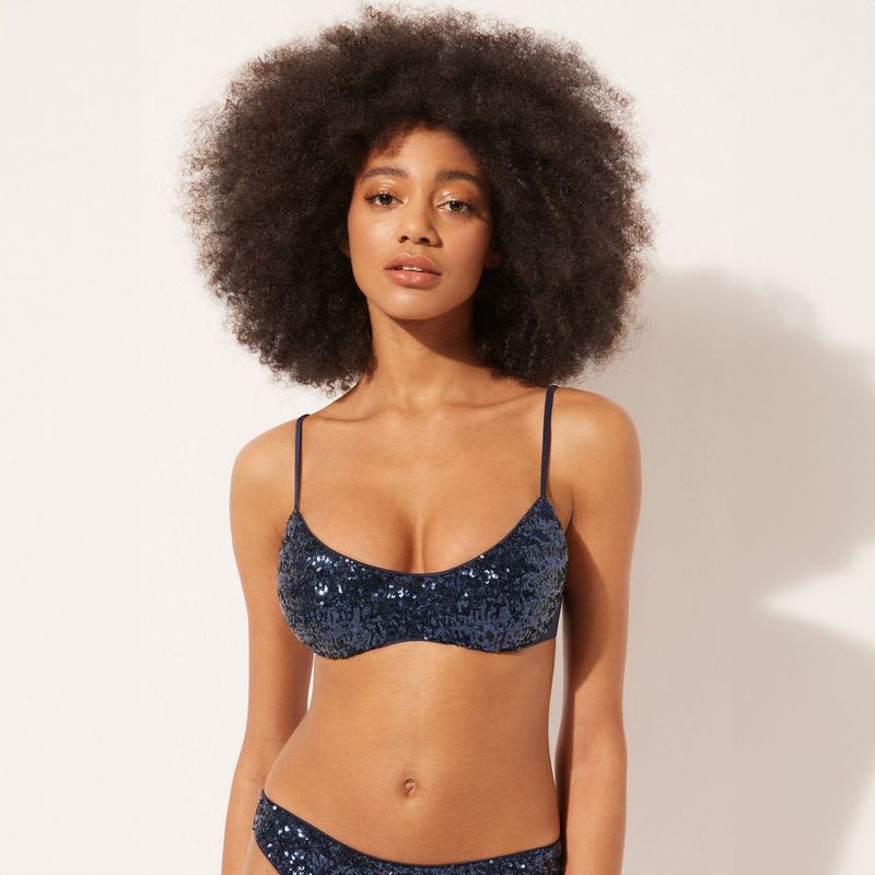 CALZEDONIA - Top de Bikini Brassiere Glowing Surface Mujer Calzedonia