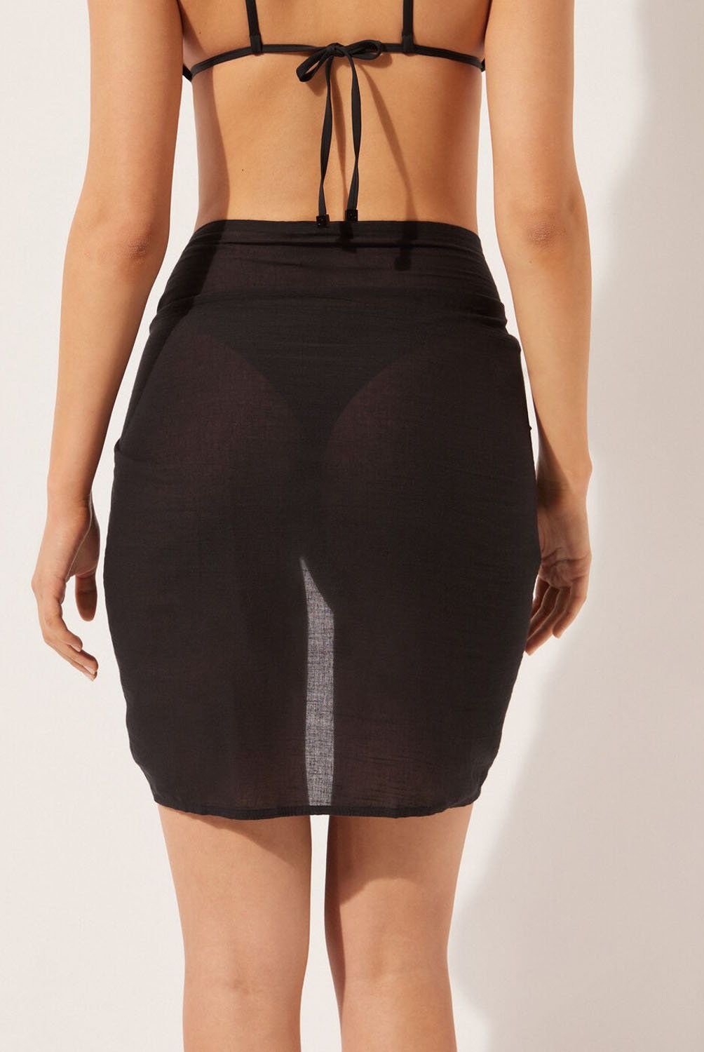 CALZEDONIA - Pareo Corto de Playa para Mujer