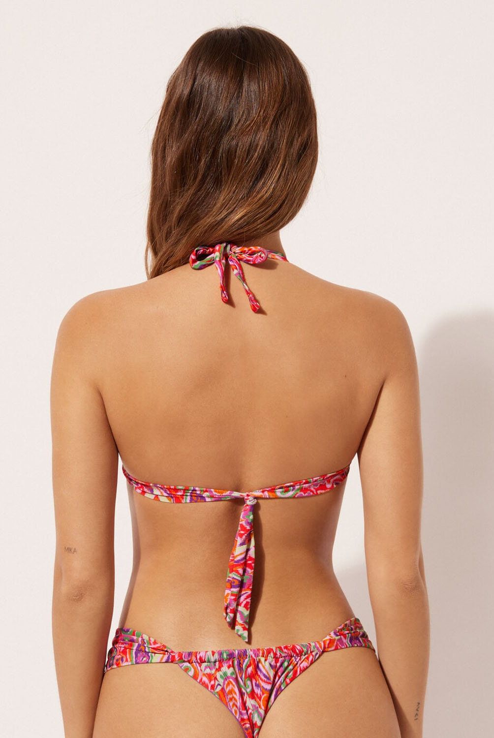 CALZEDONIA - Top de Bikini Triángulo Vibrant Paisley Mujer Calzedonia