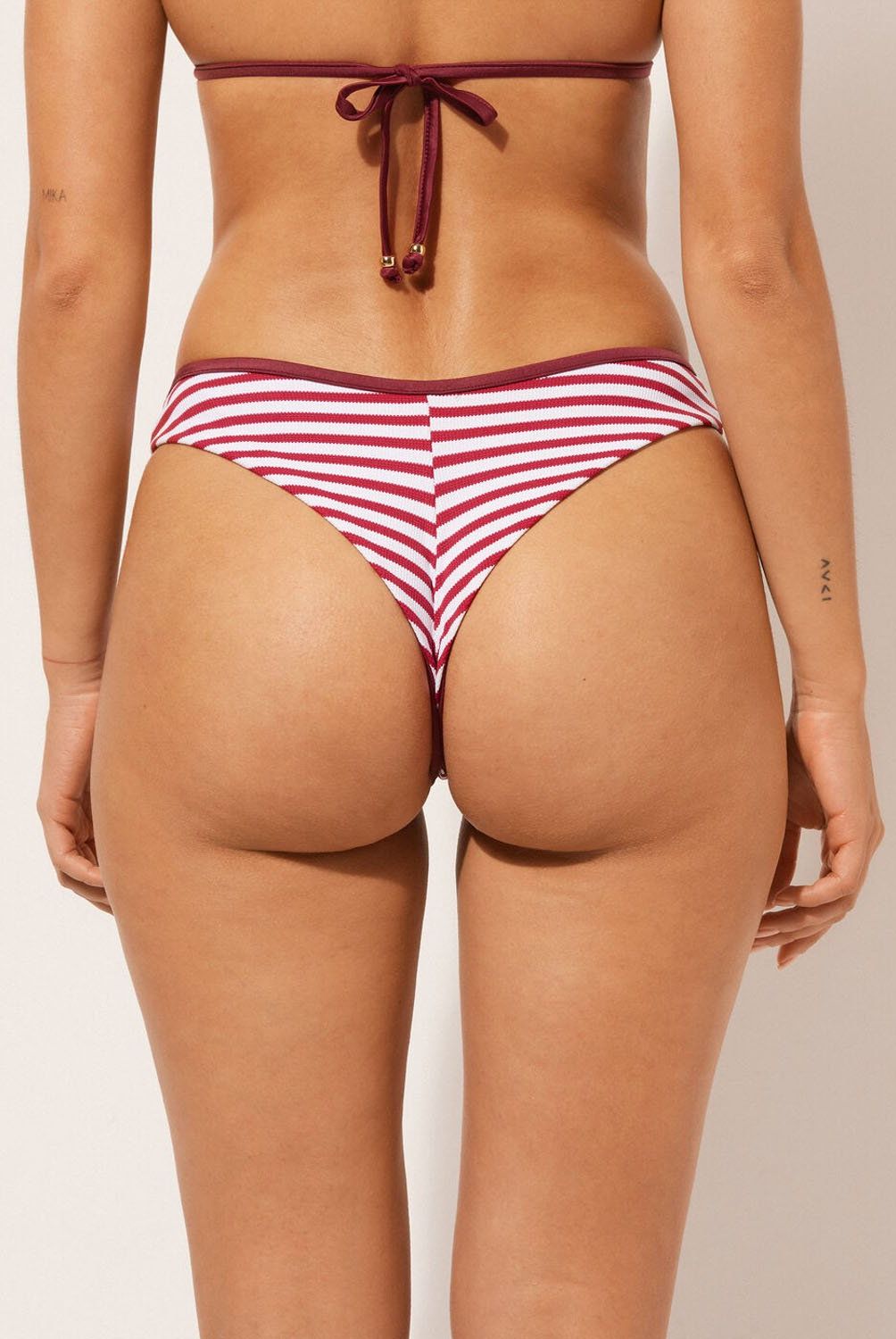 CALZEDONIA - Bottom de Bikini Brazilian Nautical Stripes Mujer Calzedonia