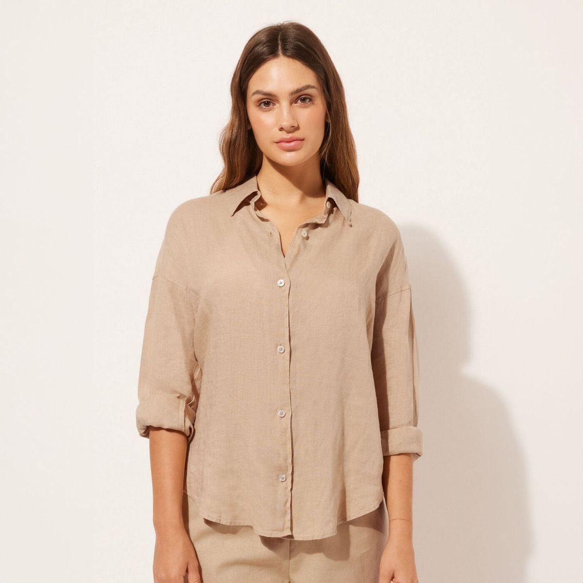 CALZEDONIA - Camisa de Lino Mujer