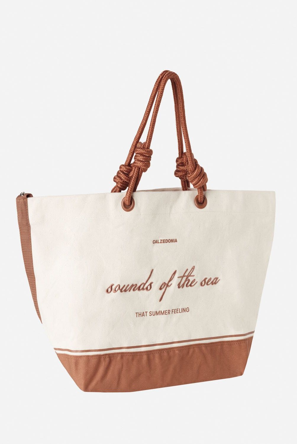 CALZEDONIA - Bolso Tote de Lona Sound of the Sea para Mujer Calzedonia