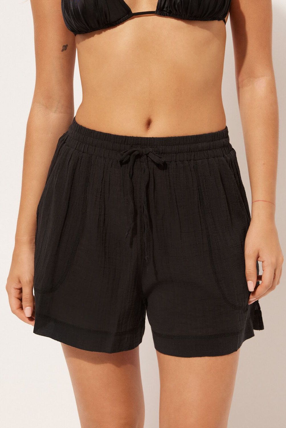 CALZEDONIA - Short de Playa de Algodón para Mujer
