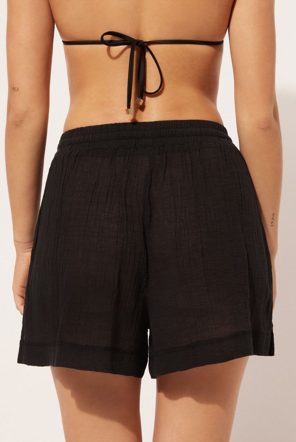 CALZEDONIA - Short de Playa de Algodón para Mujer