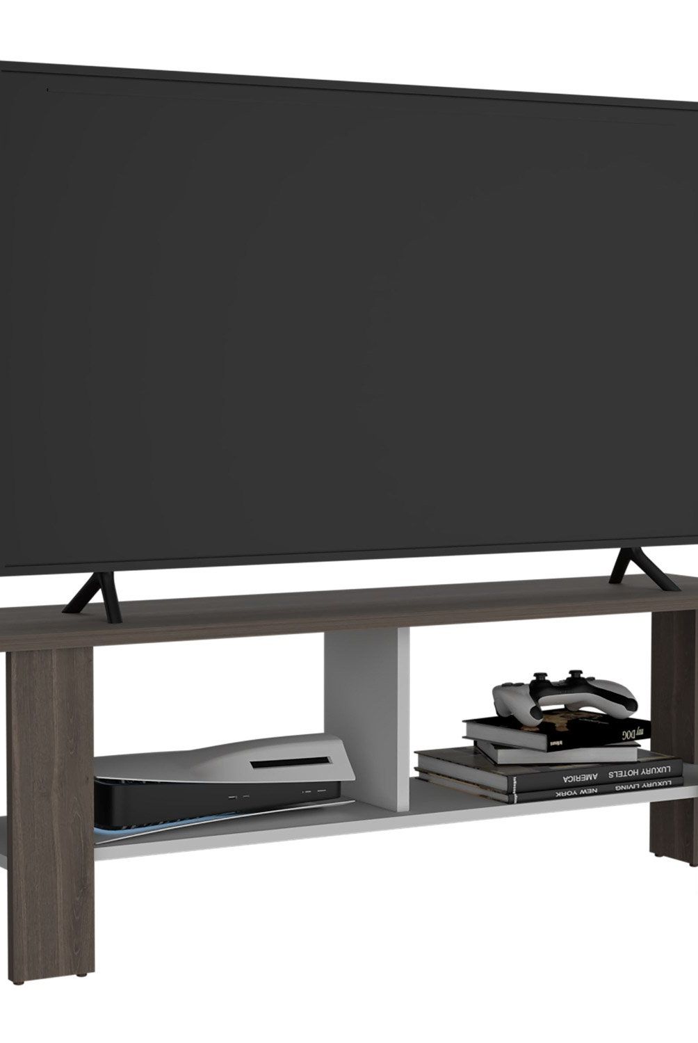 TUHOME - Rack Tv 50" M-120 Milan / Blanco Tuhome