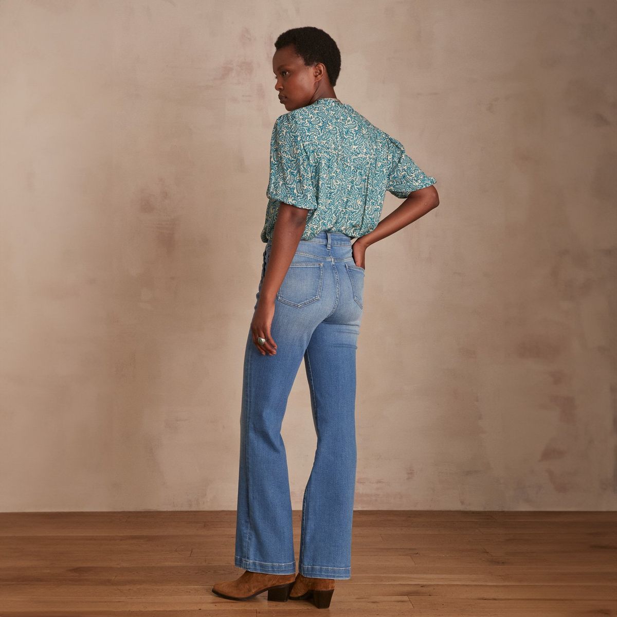 MAISON 123 - Jeans Bolsillos Con Botones Algodón Mujer Maison 123