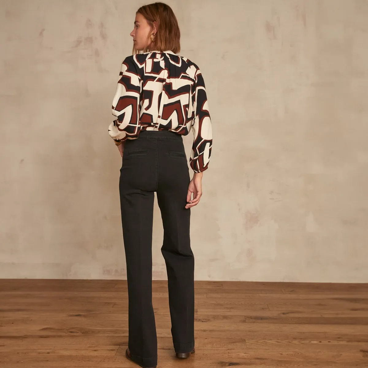 MAISON 123 - Jeans Wide Leg  Mujer Maison 123