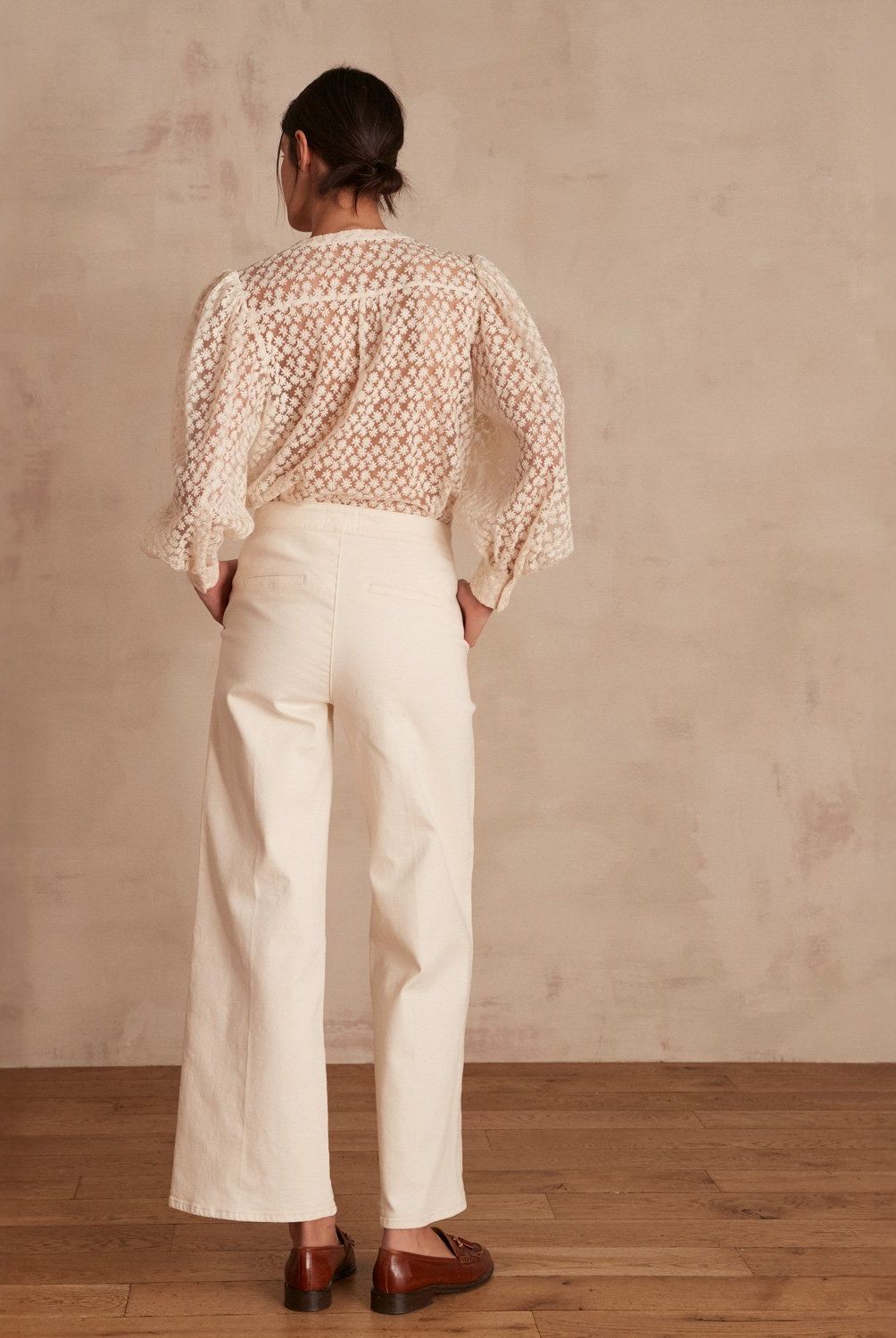 MAISON 123 - Jeans Wide Leg  Mujer Maison 123