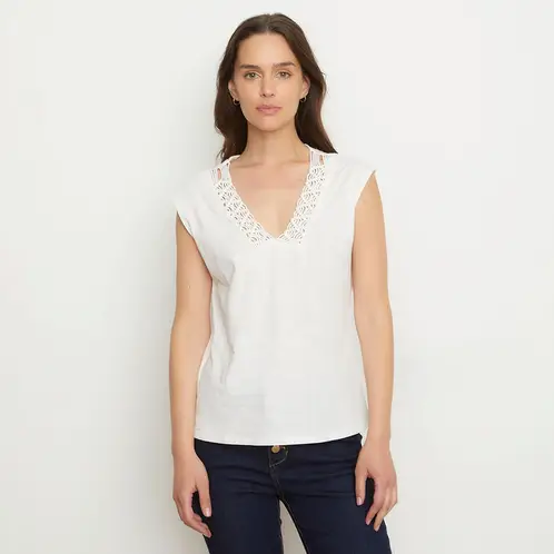 MAISON 123 - Polera Algodón Mujer