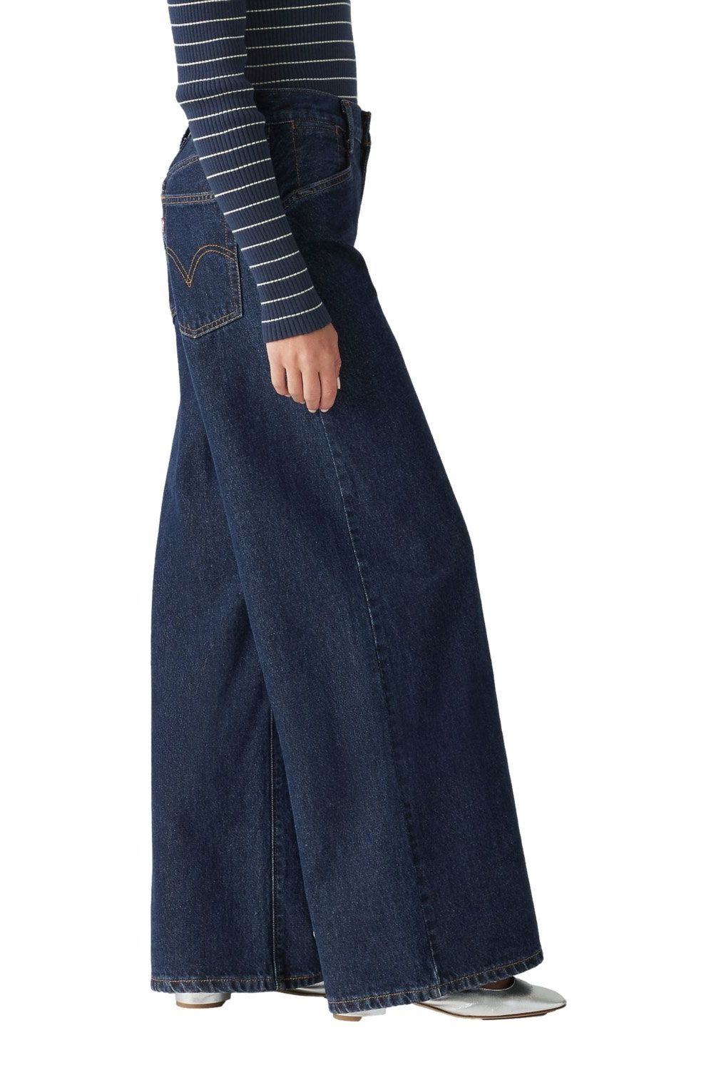 LEVIS - Jeans Straight Tiro Medio Mujer Levis