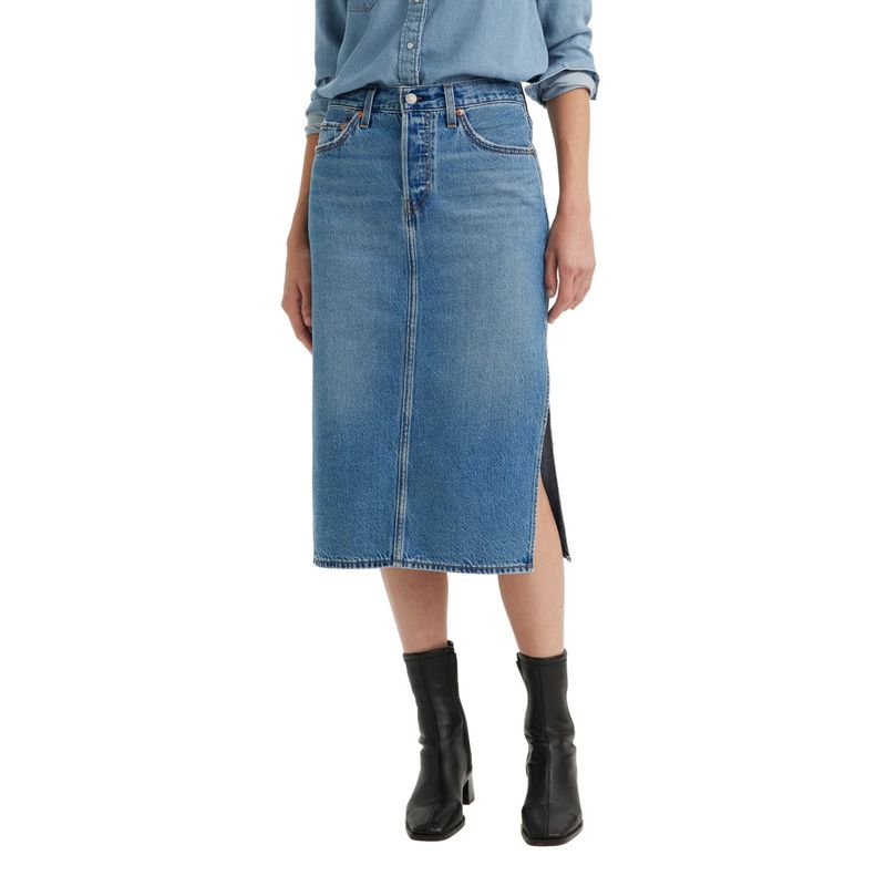 LEVIS - Falda Larga Mujer Levis