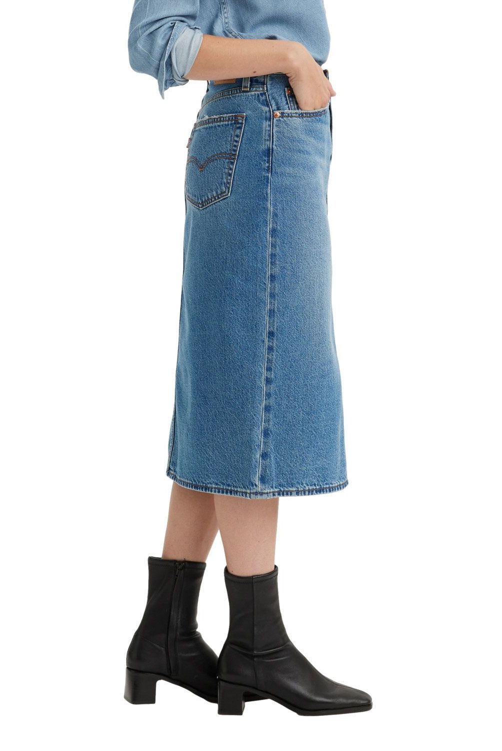 LEVIS - Falda Larga Mujer Levis