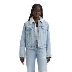 LEVIS - Chaqueta Mujer Sherpa Celeste