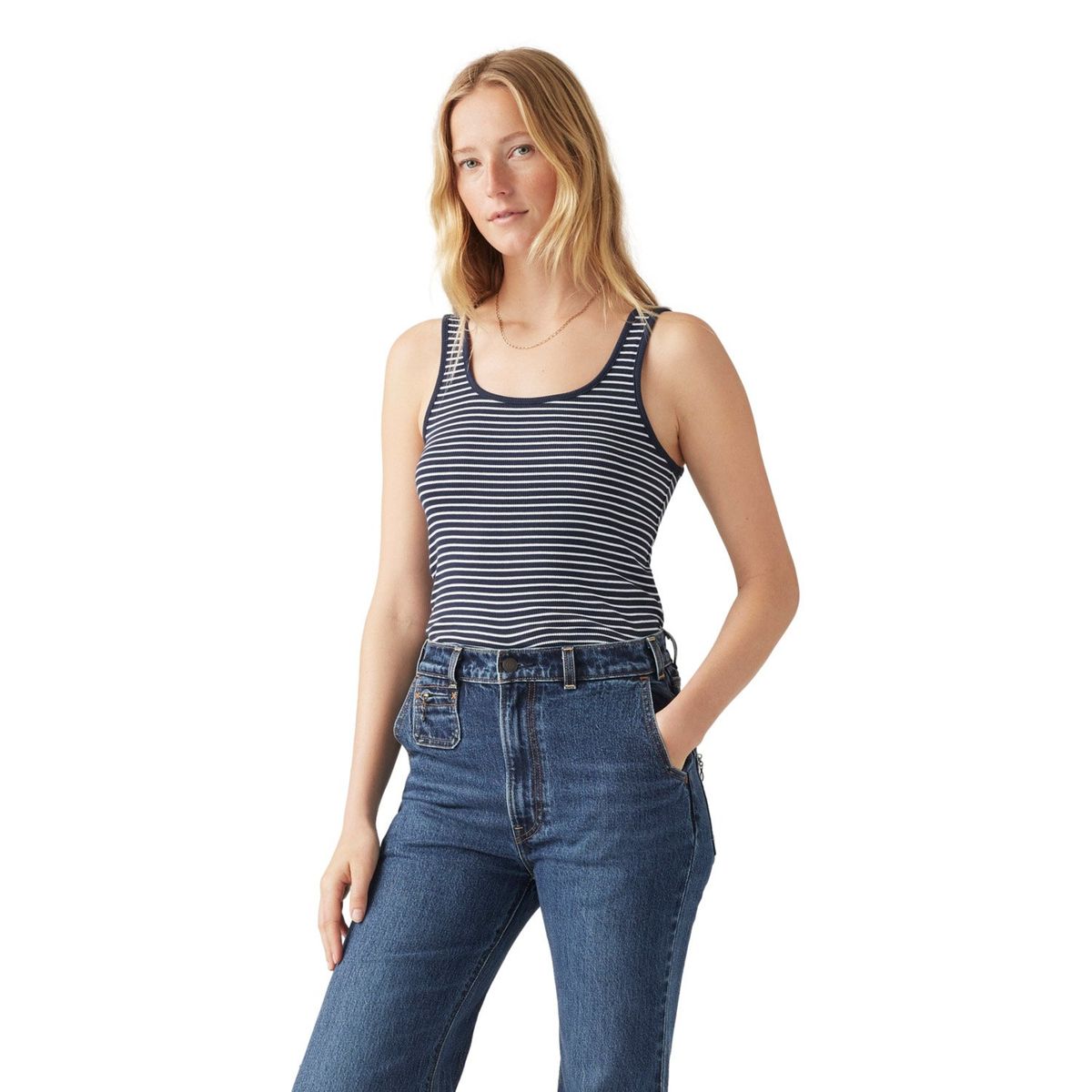 LEVIS - Polera Rib Tank Mujer Levis
