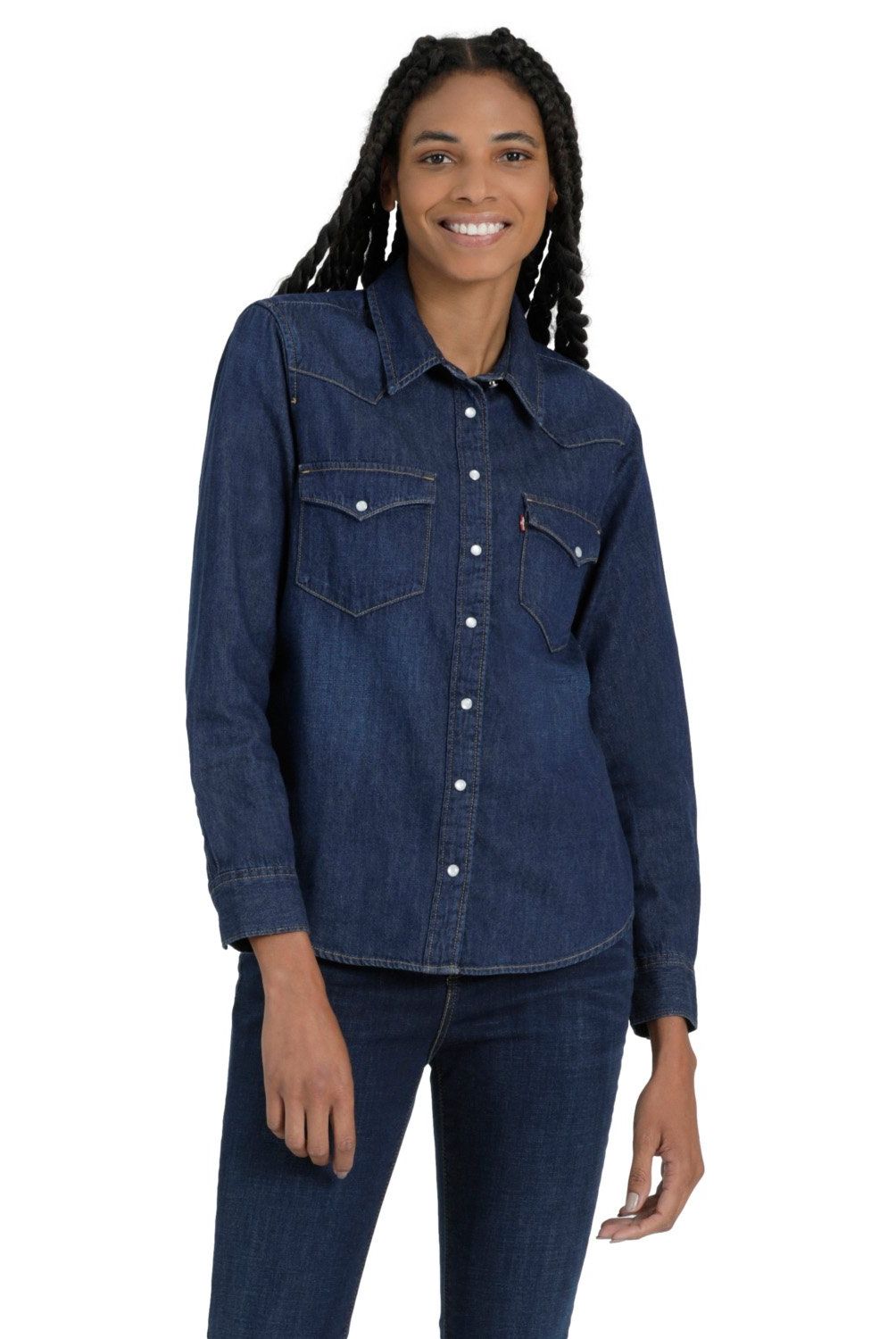 LEVIS - Blusa Manga Larga Algodón Mujer Levis