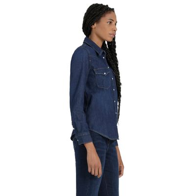 Imagen 2 del producto Camisa Mujer Denim Azul