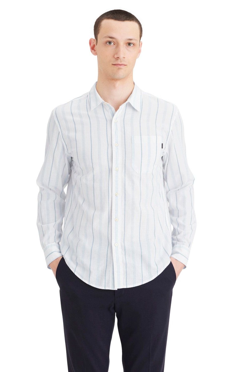 DOCKERS - Camisa De Vestir Manga Larga Hombre Dockers