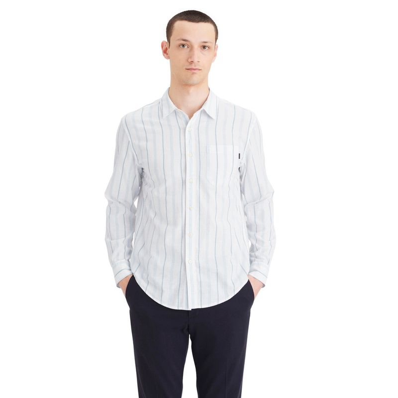 DOCKERS - Camisa De Vestir Manga Larga Hombre Dockers