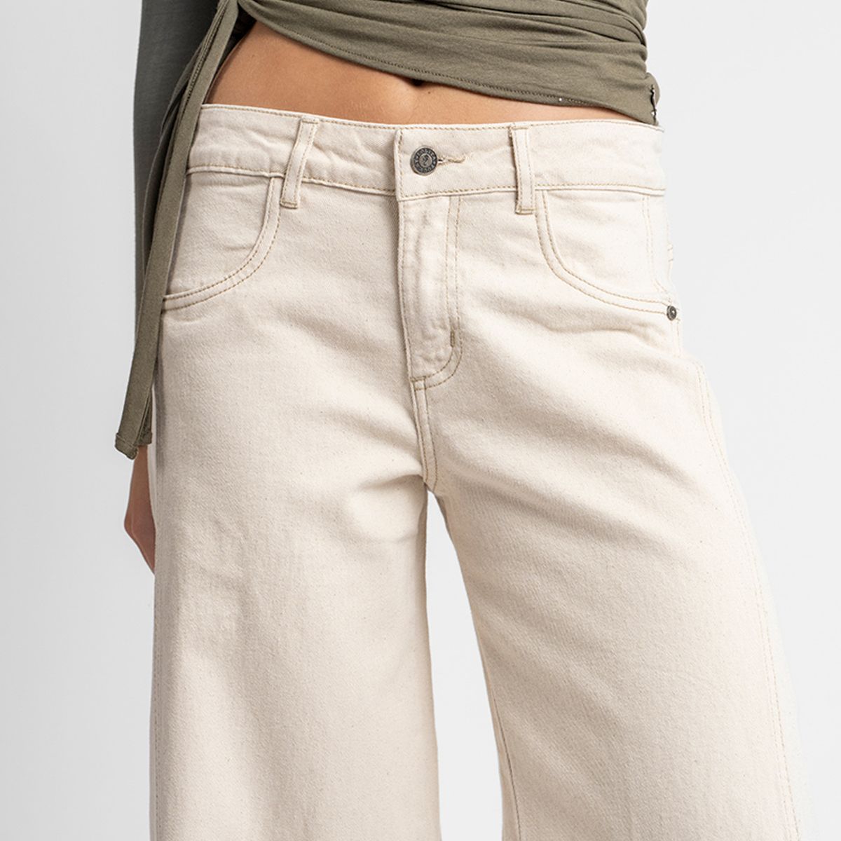 LOLITA LPK - Jeans Wide Leg Tiro Medio Mujer Lolita Lpk