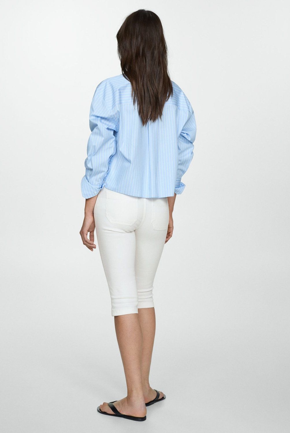 MANGO - Jeans Capri Lora  Mujer Mango