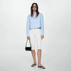 MANGO - Jeans Capri Lora Mujer