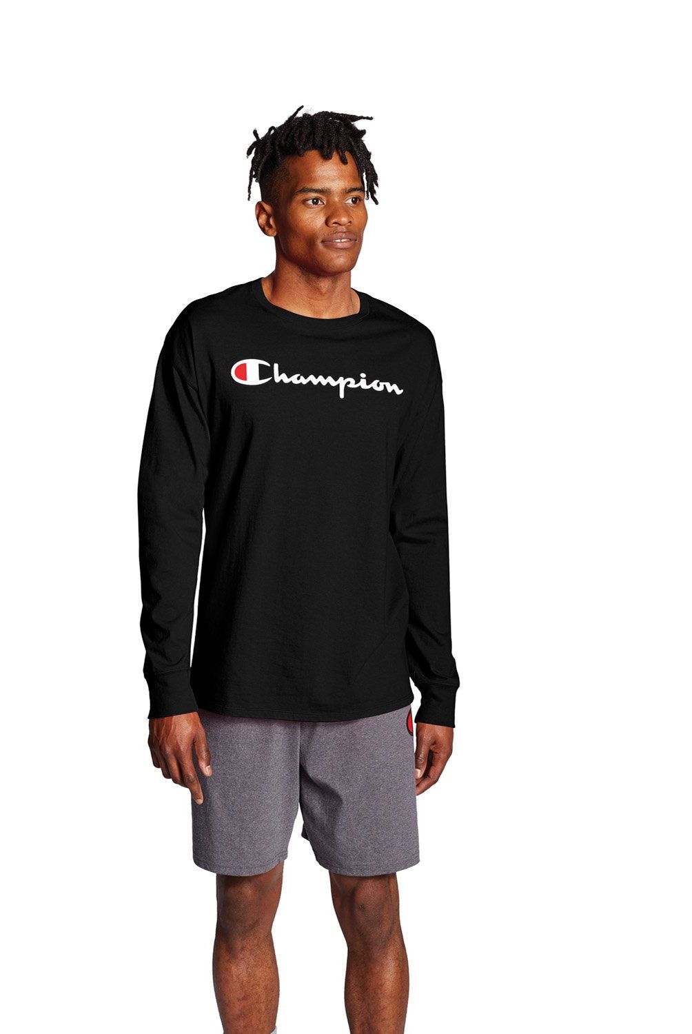 CHAMPION - Polera Manga Larga Hombre Champion