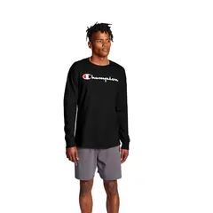 CHAMPION - Polera Manga Larga Hombre