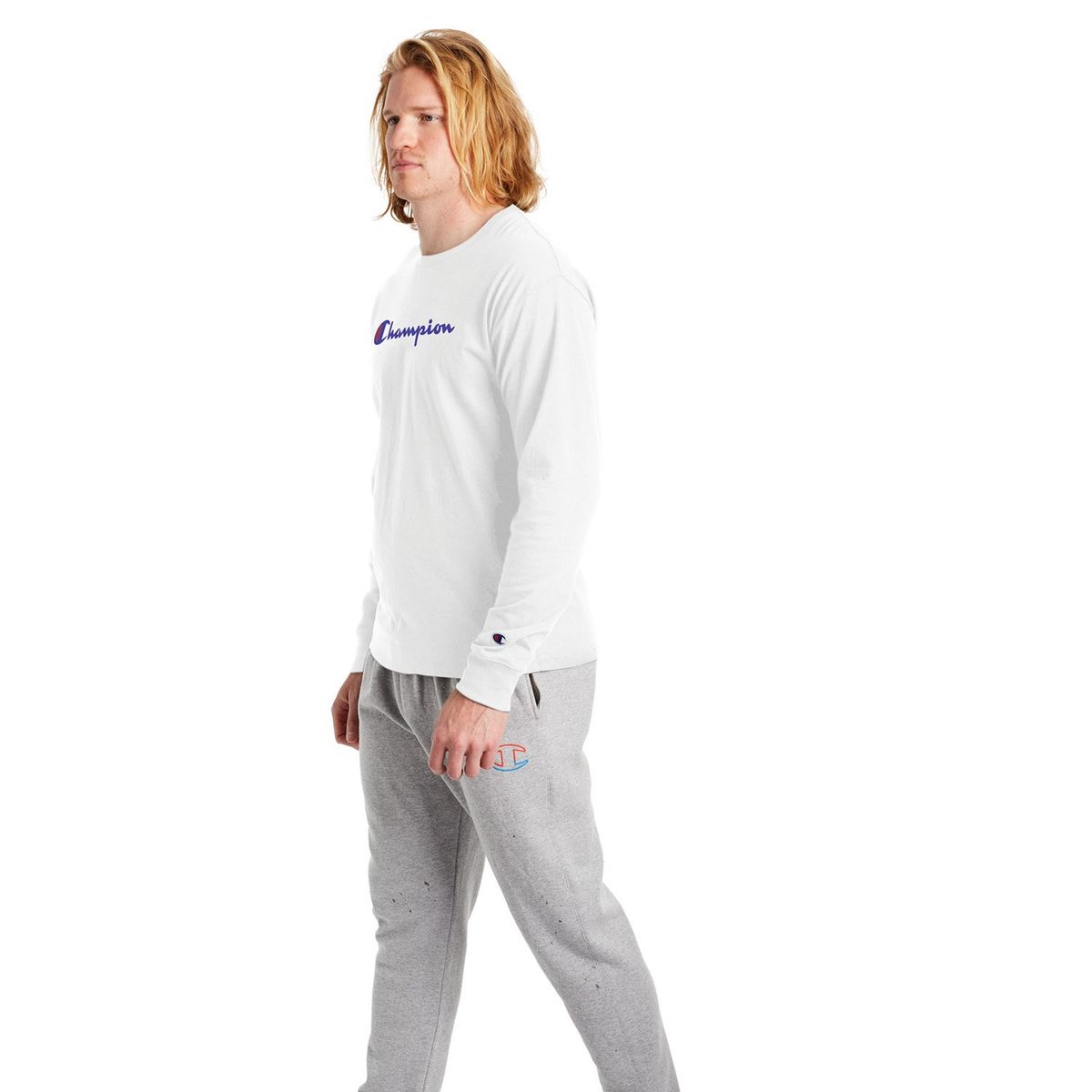 CHAMPION - Polera Manga Larga Hombre Champion