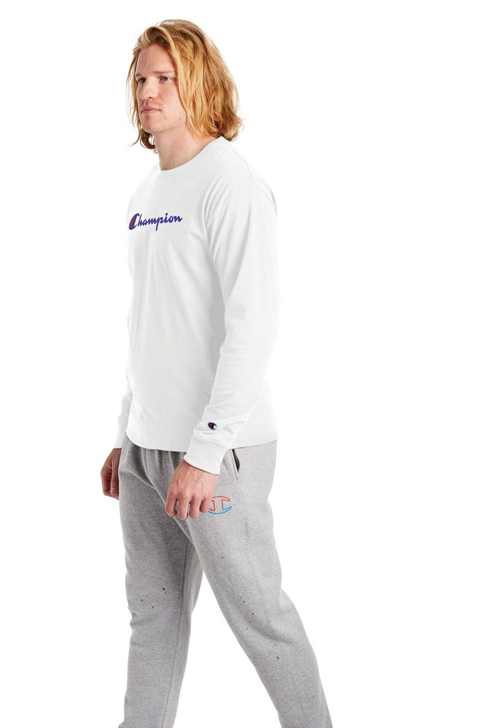 CHAMPION - Polera Manga Larga Hombre Champion