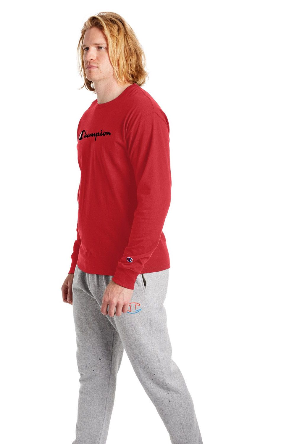 CHAMPION - Polera Manga Larga Hombre Champion