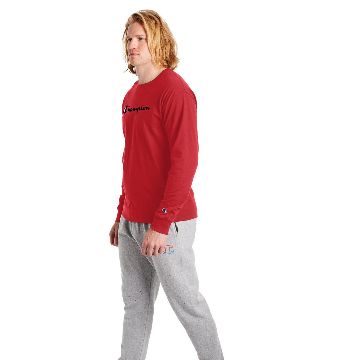 CHAMPION - Polera Manga Larga Hombre Champion