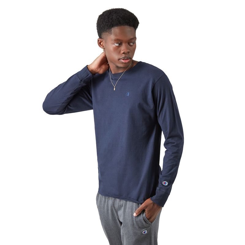 CHAMPION - Polera Manga Larga Hombre Champion