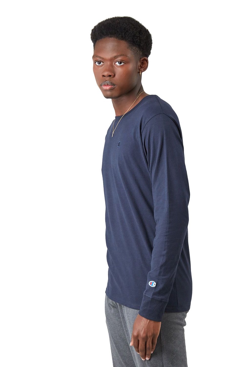 CHAMPION - Polera Manga Larga Hombre Champion