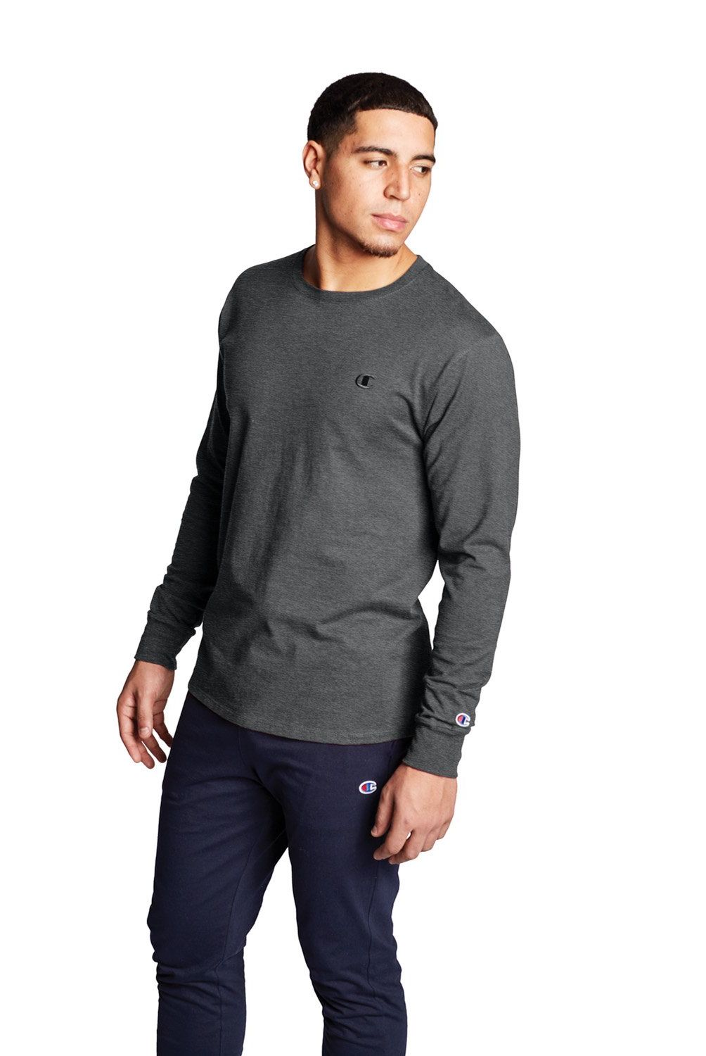 CHAMPION - Polera Manga Larga Hombre Champion