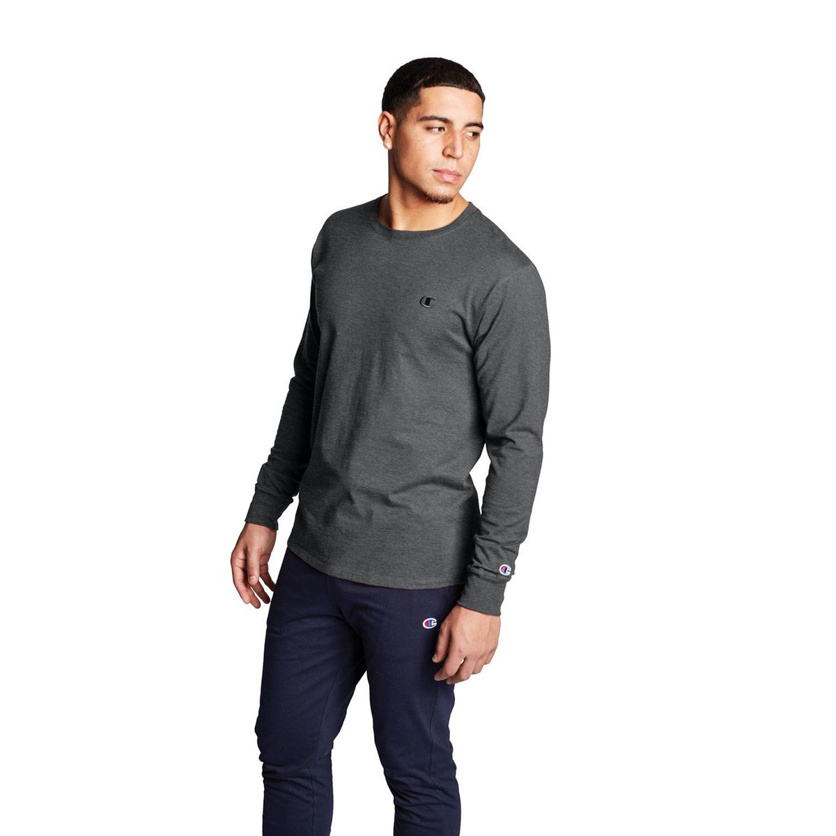 CHAMPION - Polera Manga Larga Hombre Champion