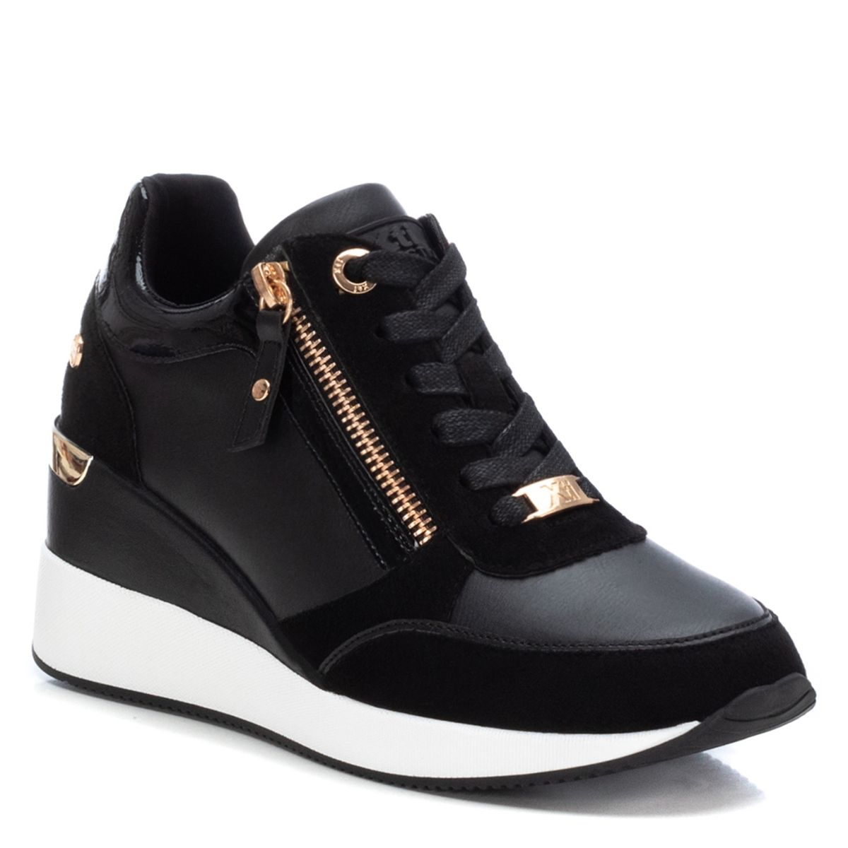 XTI - Zapatilla Urbana Mujer Negro Xti