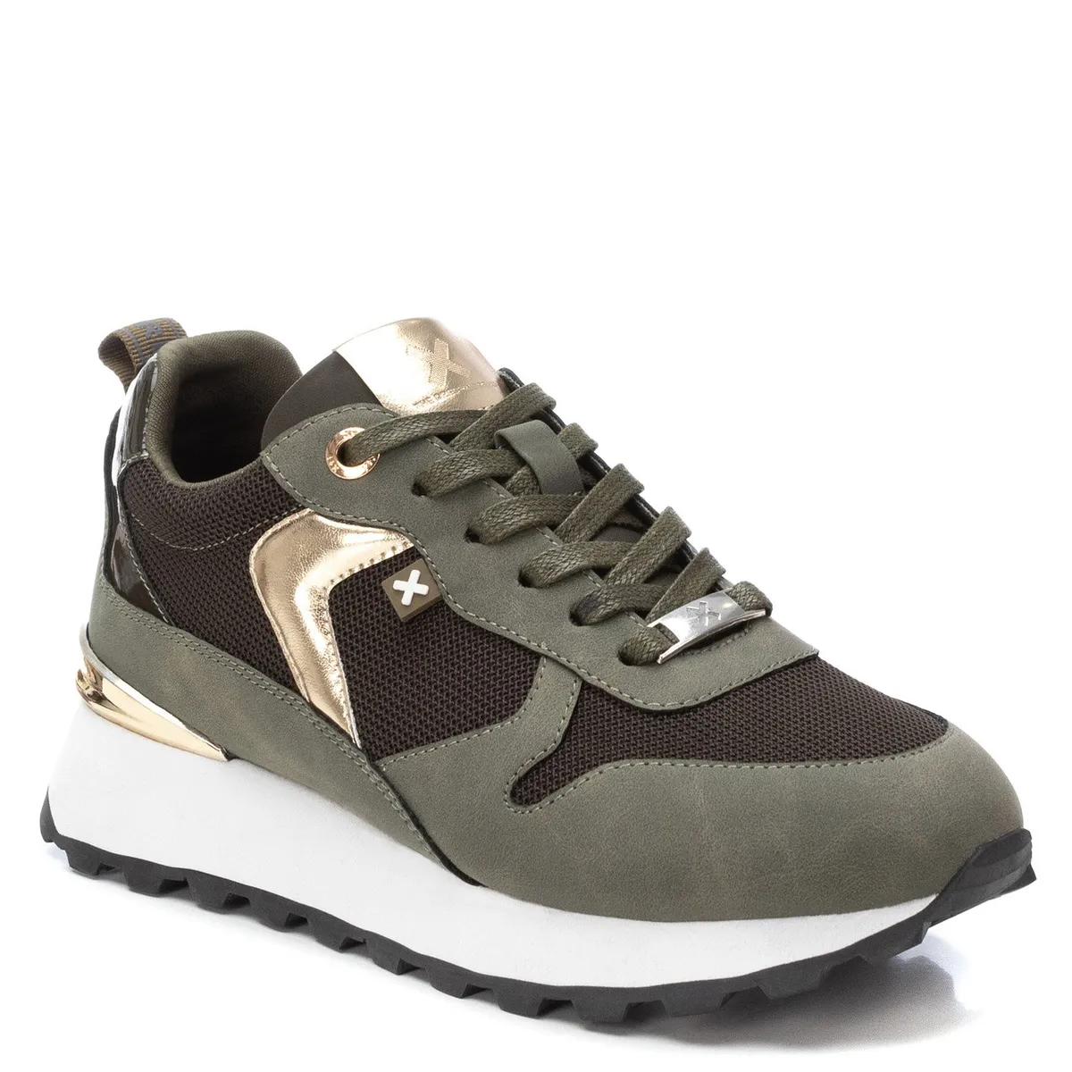 XTI - Zapatilla Urbana Mujer verde Xti