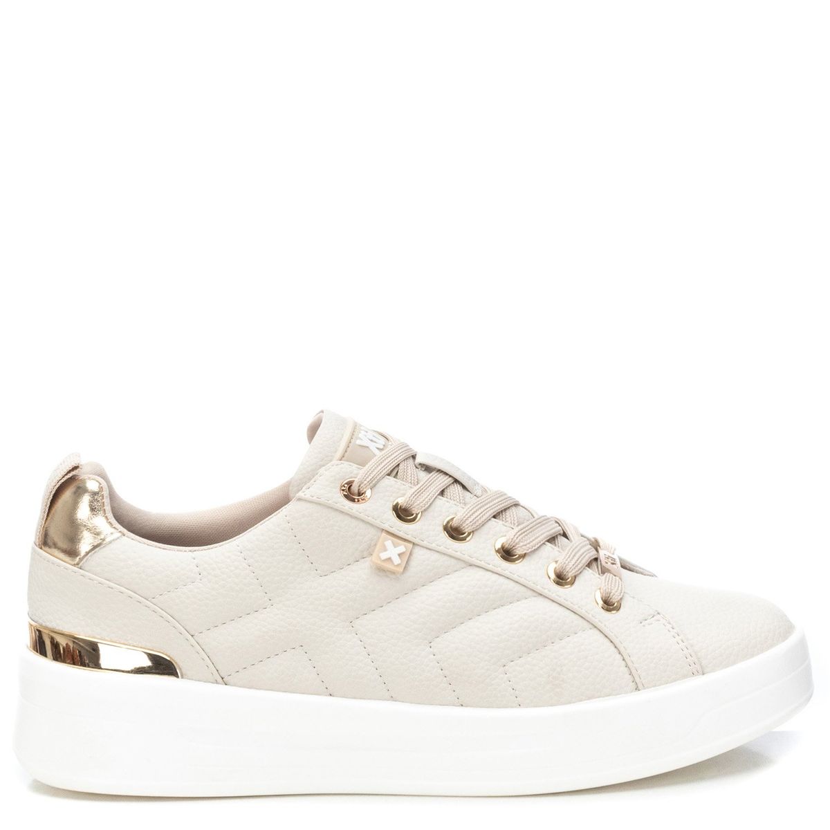 XTI - Zapatilla Urbana Mujer Beige Xti